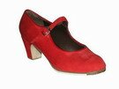 Gallardo - Zapatos para baile flamenco: modelo mercedes en ante